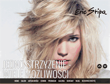 Tablet Screenshot of ericstipa.pl